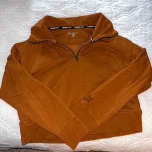 Orangetheory burnt orange pullover